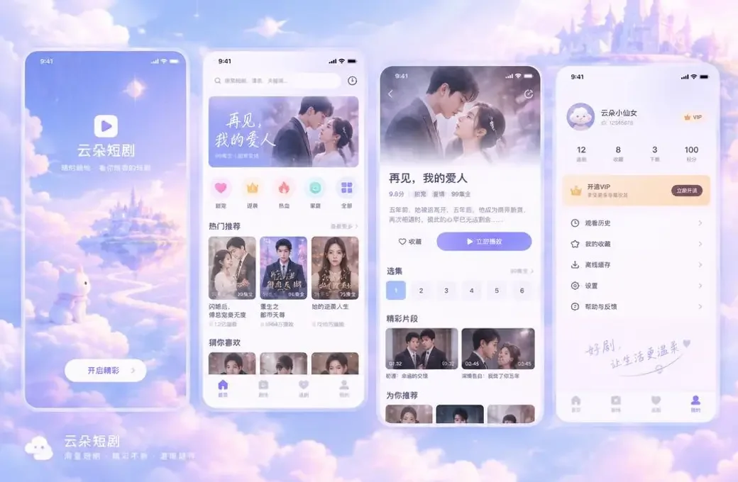 黄果新网 APP 界面展示